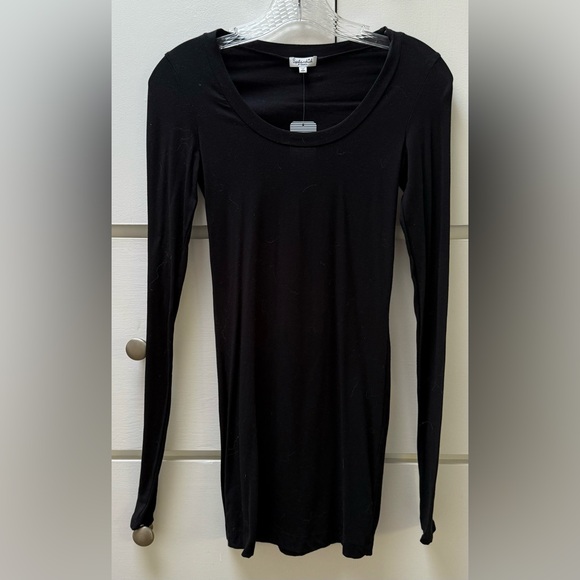 NWT Splendid extra-long, classic long sleeve tunic-tee shirt in size XS - Picture 2 of 6